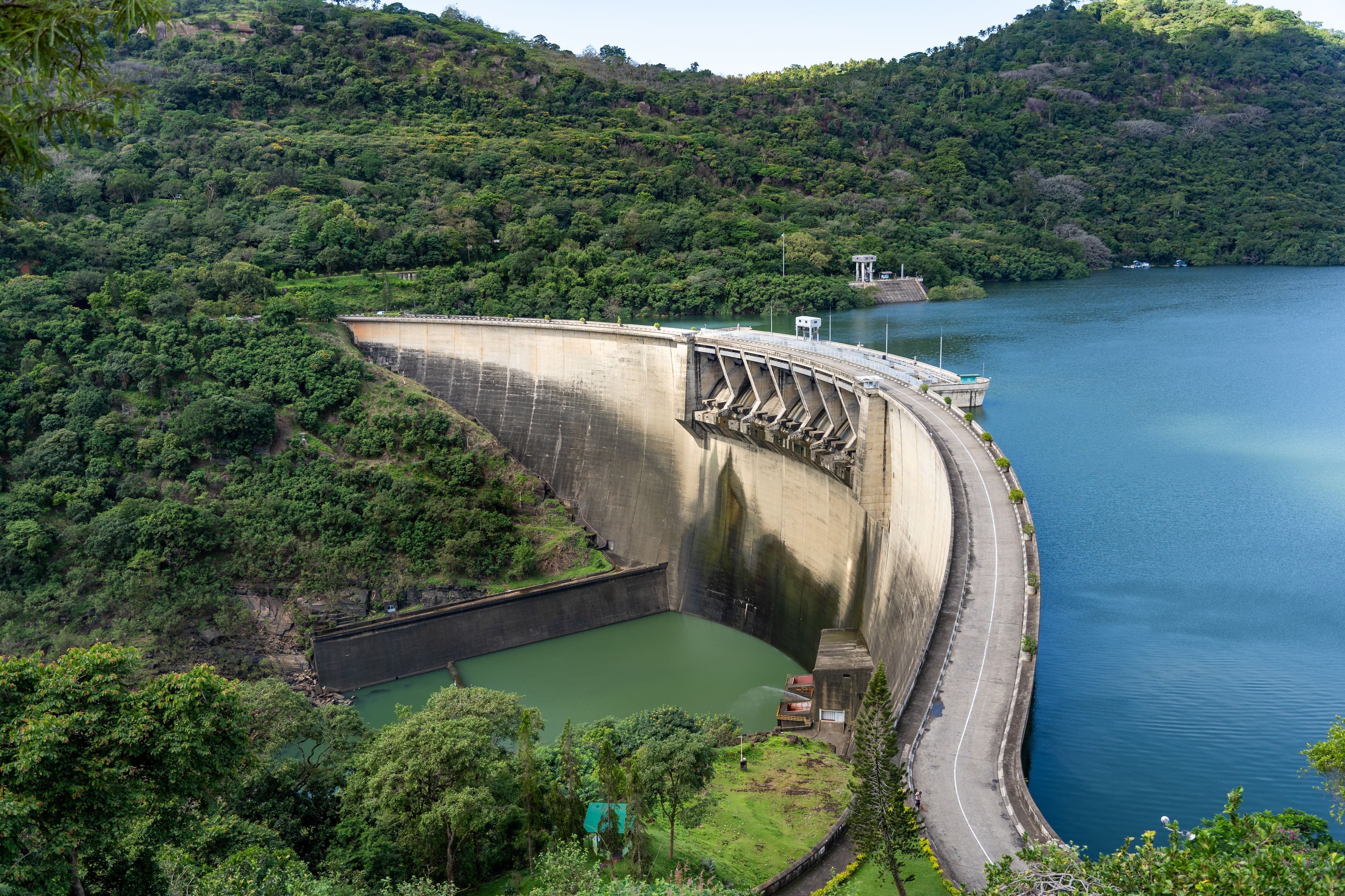 A South African dam and reservoir